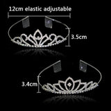 Carddoor Princess Tiara Wedding Hairband Rhinestone Hair Accessories