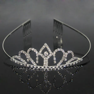 Carddoor Princess Tiara Wedding Hairband Rhinestone Hair Accessories