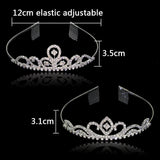 Carddoor Princess Tiara Wedding Hairband Rhinestone Hair Accessories