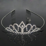 Carddoor Princess Tiara Wedding Hairband Rhinestone Hair Accessories