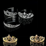 Bridal Rhinestone Crown Headband Wedding Hair Accessory