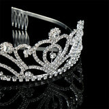 Bridal Rhinestone Crown Headband Wedding Hair Accessory