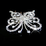 Crystal Hair Combs Rhinestone Bridal Hair Jewelry Charm Floral Women