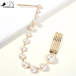Pearl Chain Headband Hair Comb Hair Clip Hair Accessories