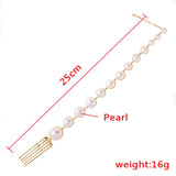 Pearl Chain Headband Hair Comb Hair Clip Hair Accessories