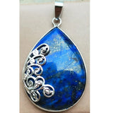 Carnelian Tiger Eye Lapis Water Drop Pendant Bead WB1143