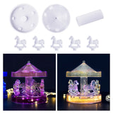 Carousel Ornament Crystal Epoxy Resin Mold DIY Casting Tool