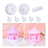 Carousel Ornament Crystal Epoxy Resin Mold DIY Casting Tool