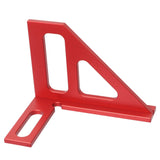Woodworking Square Protractor Aluminum Miter Triangle Ruler
