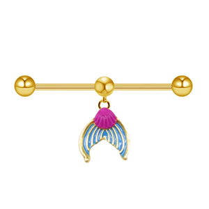 Sexy Snake Dangle Industrial Barbells Body Jewelry
