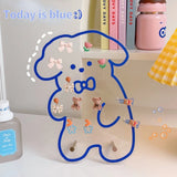 Cartoon Acrylic Jewelry Storage Box Earrings Necklace Jewelry Display Shelf