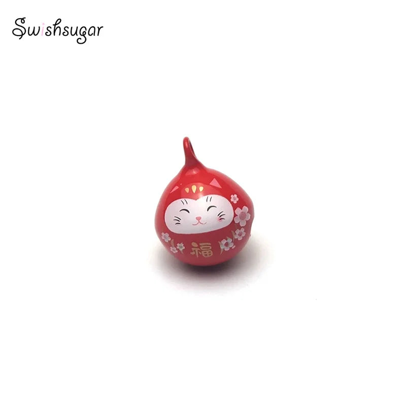 Lucky Cat Metal Jingle Bell Necklace for Kids