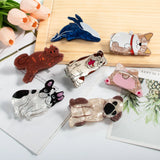 Cartoon Animals Hair Clips Cat Hair Claw Acrylic Whale Hair Grips