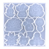 Cartoon Animals Phone Back Sticker Epoxy Mold