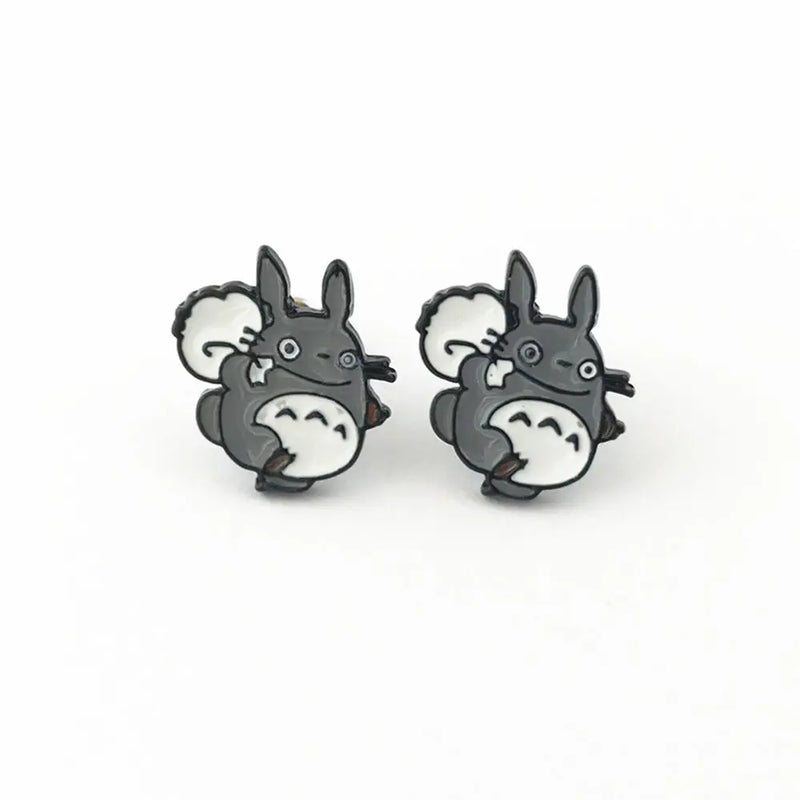 Anime No Face Man Stud Earrings - High Classic Princess Ear Studs