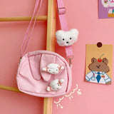Bear Hair Band Plush Brooch Bag Pendant Couple Gift