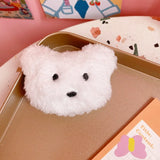 Bear Hair Band Plush Brooch Bag Pendant Couple Gift