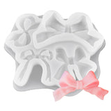 Cartoon Bow Tie Silicone Mould for DIY Bow Tie Decorative Baking, 4 Shapes
