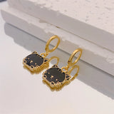Cartoon Cat Asymmetry Earrings Punk Jewelry Gift for Women