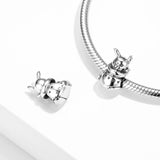 Sterling Silver Cartoon Animal Charms for Bracelet DIY Jewelry