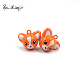 Chihuahua Puppy Dog Bell Charms - Animal Pet Pendant Gift