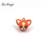 Chihuahua Puppy Dog Bell Charms - Animal Pet Pendant Gift
