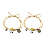 Cute Cartoon Couple Hand Rope Bracelet Set