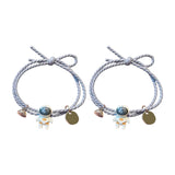 Cute Cartoon Couple Hand Rope Bracelet Set
