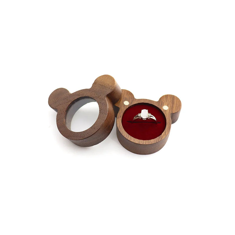 Cartoon Couple Wedding Rings Jewelry Organizer