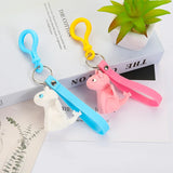 Dinosaur Key Chain Pendant Deformation Figure Doll Model Ornaments