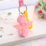 Dinosaur Key Chain Pendant Deformation Figure Doll Model Ornaments