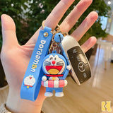 Doraemon Jingle Cat Keychain Creative Couple Car Bag Pendant Gift