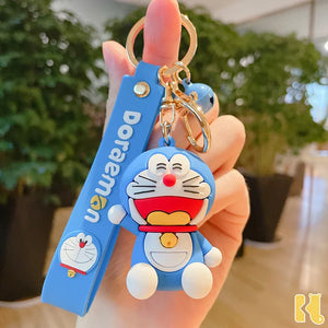 Doraemon Jingle Cat Keychain Creative Couple Car Bag Pendant Gift