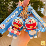 Doraemon Jingle Cat Keychain Creative Couple Car Bag Pendant Gift