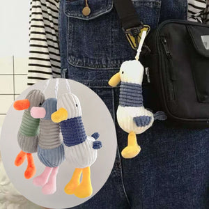 Ugly Duck Keychain Plush Toy Soft Key Ring Bag Pendant Car Kids