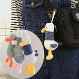 Ugly Duck Keychain Plush Toy Soft Key Ring Bag Pendant Car Kids