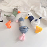Ugly Duck Keychain Plush Toy Soft Key Ring Bag Pendant Car Kids