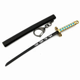 Demon Slayer Tanjirou Keychain Sword Metal Pendant Chaveiro Props