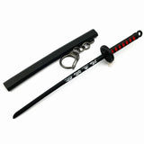 Demon Slayer Tanjirou Keychain Sword Metal Pendant Chaveiro Props