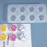Cartoon Dog Paw Silicone Mold Pendant Bag Decoration DIY Epoxy Resin Mold