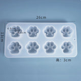 Cartoon Dog Paw Silicone Mold Pendant Bag Decoration DIY Epoxy Resin Mold