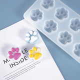 Cartoon Dog Paw Silicone Mold Pendant Bag Decoration DIY Epoxy Resin Mold