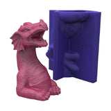 Cartoon Dragon Silicone Mold Cake Decorative Fondant Mold