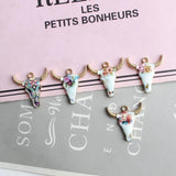 Bull Head Charms Pendants for DIY Making 20pc