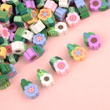 Cartoon Flower Clay Beads Spacer Polymer Clay Beads For DIY Jewelry Making