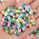 Cartoon Flower Clay Beads Spacer Polymer Clay Beads For DIY Jewelry Making