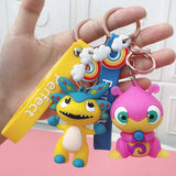 Hand-made Cute Dinosaur Keychain Charm Pendant for Girls Women
