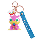 Hand-made Cute Dinosaur Keychain Charm Pendant for Girls Women