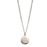 Cartoon Head 925 Silver Coin Necklace with Personalized Chain