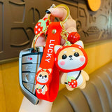 Cute Shiba Inu Keychain Car Key Chain Resin Holder Gift